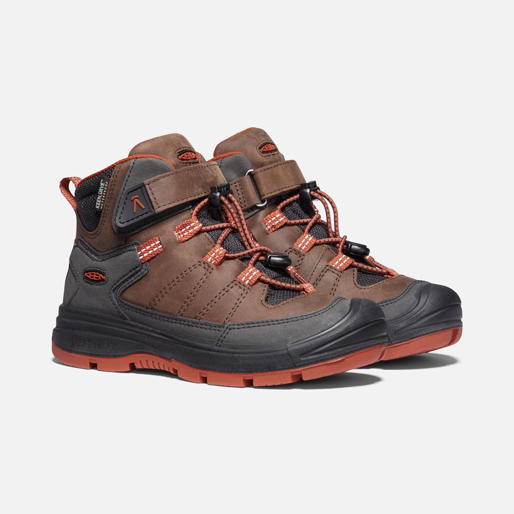 Keen Laarzen Kinderen Bruin - Redwood Waterproof - 35149-XJDA